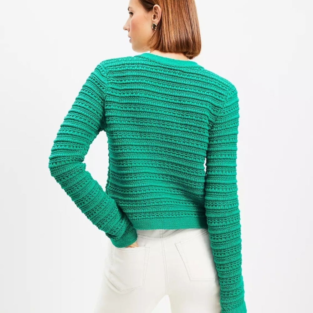 LOFT | Textured Sweater Jacket - Picture 3 of 3